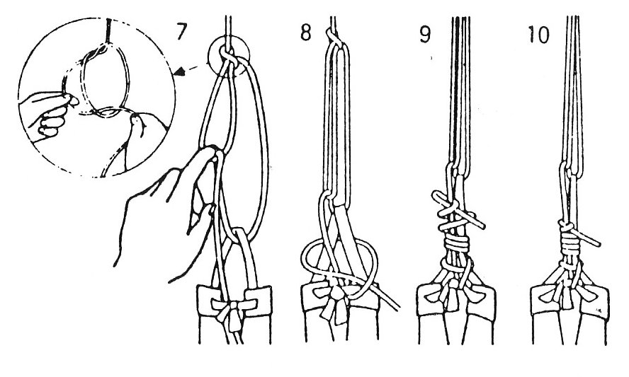 Knots to tie the tsuru